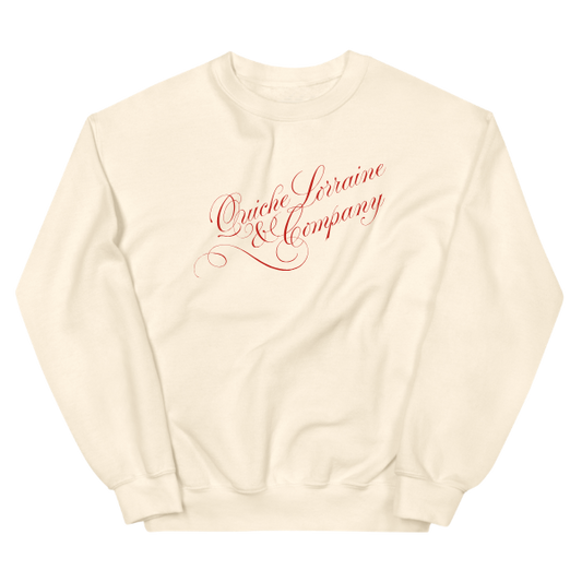 Julia Child x GBH Quiche Lorraine Crewneck Sweatshirt